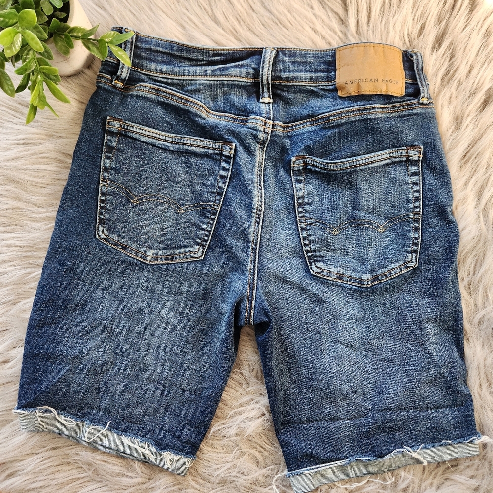 American Eagle Airflex Men's Jean Shorts - Picture 5 of 14